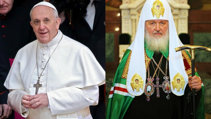 O întâlnire amânată timp de 10 secole. Ce va vorbi Papa cu patriarhul Rusiei lui Putin?