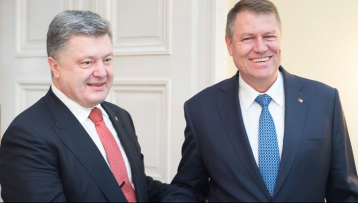 Iohannis s-a întâlnit cu preşedintele Ucrainei: Poroşenko va face o vizită în România anul acesta