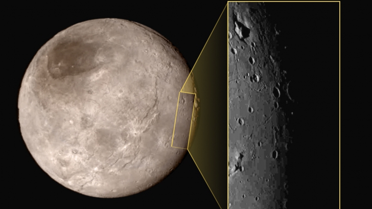 Descoperire despre Charon, cea mai mare lună a lui Pluto