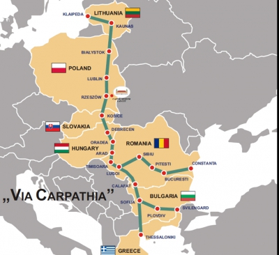 Harta Via Carpatia