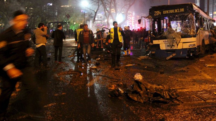 Atac cu bombă la Ankara. Cel puțin 37 de morți și 125 de răniți. Comunicat de ultima oră al MAE