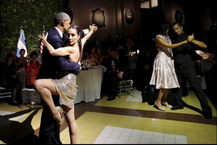 Barack Obama, într-o ipostază rară. Președintele american a dansat tango