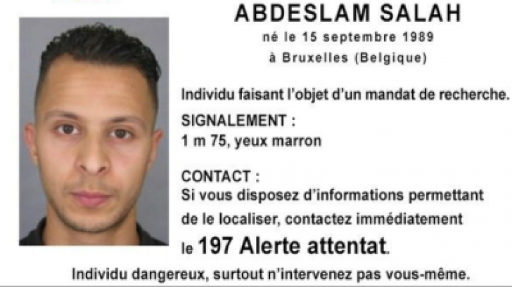 Salah Abdeslam putea fi prins mai devreme. Poliţiştii aveau adresa lui din 7 decembrie 