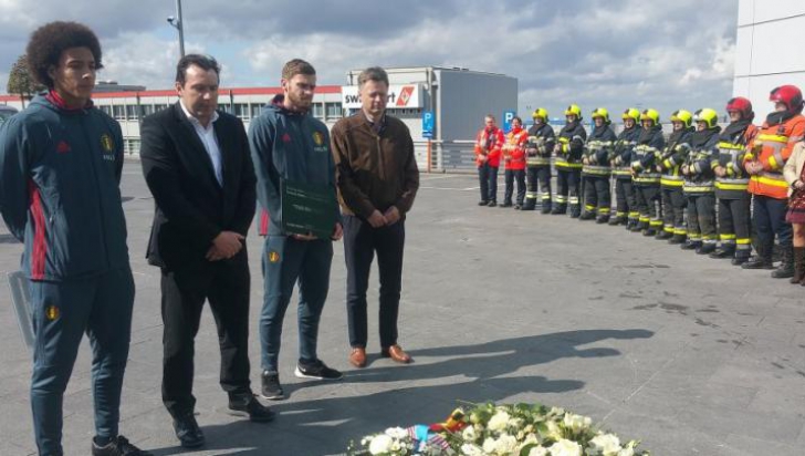 Cum a omagiat naţionala Belgiei victimele de pe aeroportul din Bruxelles