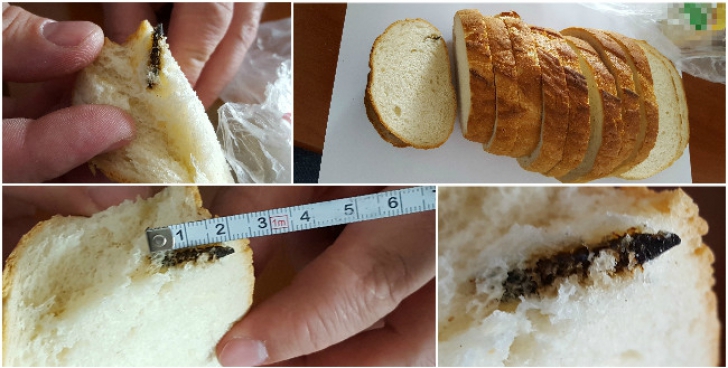 Ce a găsit un arădean într-o pâine de la brutărie. "Este un mare risc. Nu am văzut aşa ceva"
