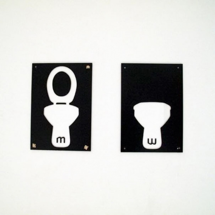Cele mai creative și amuzante semne pentru toaletă! “Bărbați” și “Femei”, de domeniul trecutului