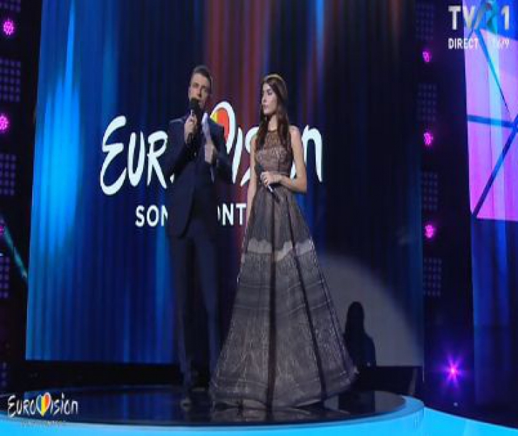 Fata lui Mădălin Voicu, prezentatoare la Eurovision. Cum arată pe scenă 