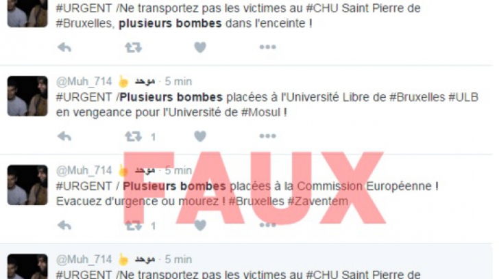 Cum au încercat să răspândească panica la Bruxelles mai mulți susținători ai Statului Islamic  