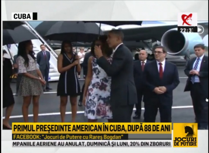 Barack Obama a ajuns la Havana. A început vizita istorică în Cuba 