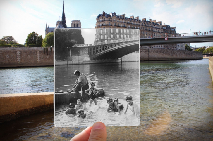 Parisul de odinioară, readus la viață! Fotografiile care te poartă înapoi în timp
