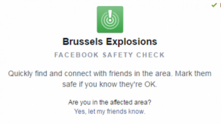 Facebook activează aplicaţia SAFETY CHECK