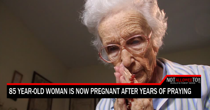 Incredibil! Cum a rămas gravidă o femeie de 85 de ani. Şi-a dorit mult un copil, astfel că a...