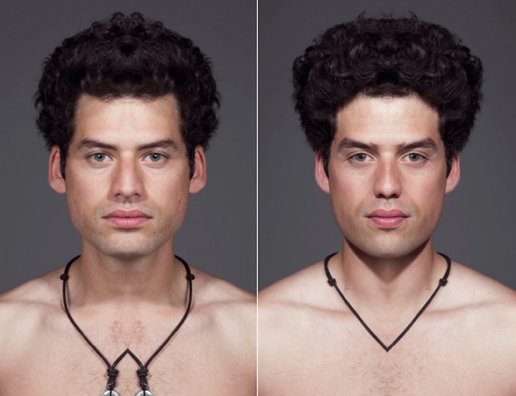 Cum ar arăta oamenii dacă trăsăturile feței ar fi perfect simetrice