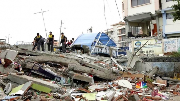 Un nou cutremur puternic în Ecuador, la 3 zile după seismul care a devastat țara