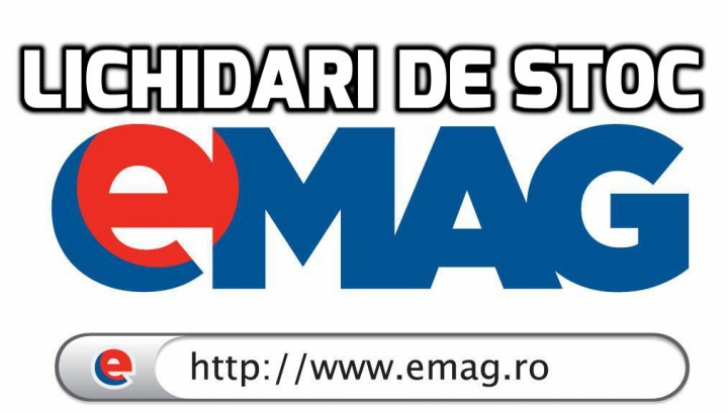 eMAG – lichidare de stoc – Care sunt cele mai avantajoase promotii disponibile chiar acum