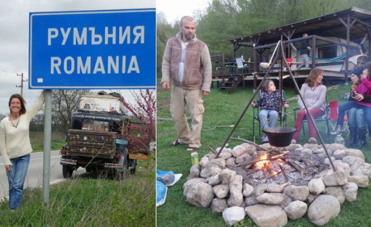 Familia care face înconjurul lumii de 16 ani într-o mașină a ajuns în România. Poveste extraodinară!