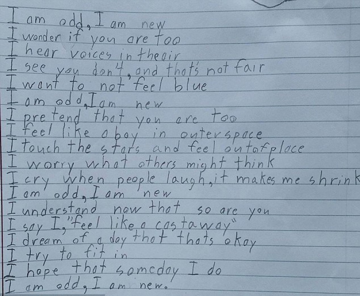 Poezia emoţionantă scrisă de un băieţel de 10 ani. Toată lumea a plâns când a citit-o