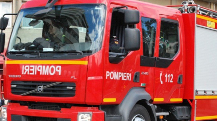 O mașină a luat foc pe A3 București - Ploiești