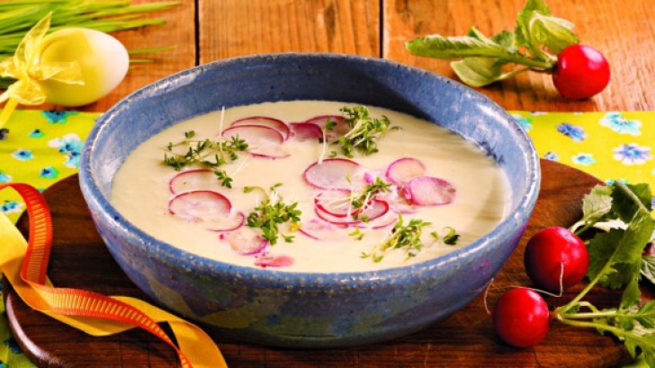 Cea mai gustoasă reţetă de sezon: supa cu ridichi şi cartofi