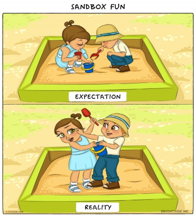 Cum se schimbă viaţa unui cuplu când apare copilul. Te aştepţi să fie într-un fel, dar iată adevărul