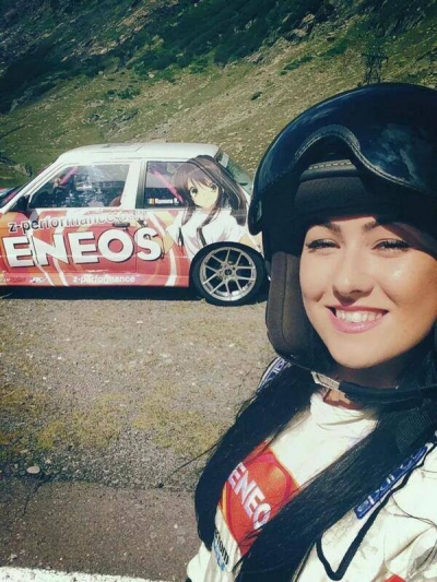 Campioana Europei la drift, Ramona Rusu, la prima competiție în România după 3 ani