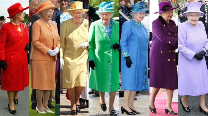 De ce se îmbracă Regina Marii Britanii atât de colorat, la 90 de ani