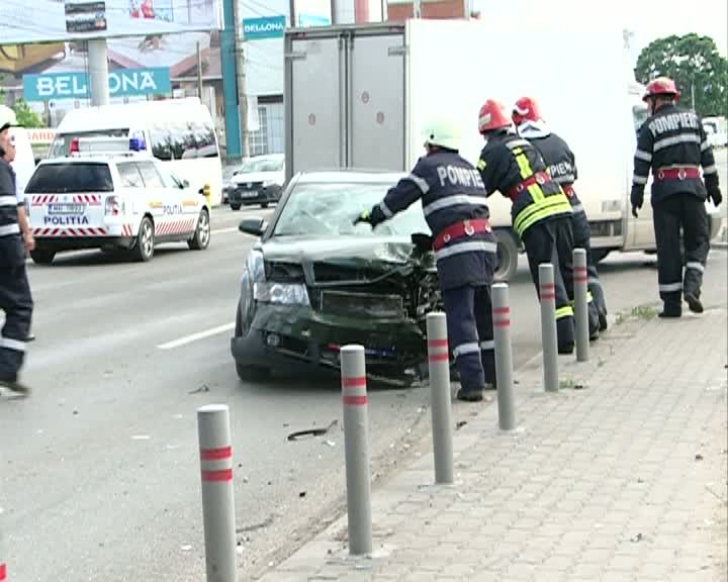 Accident grav pe DN1, în Otopeni. Patru persoane au fost transportate la spital 