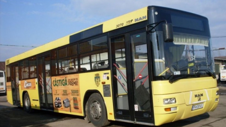 Autobuz furat din stație de un tânăr, la Ploiești