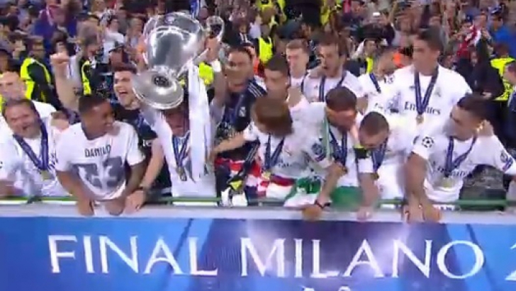 Real Madrid, a 11-a oară campioana Europei! "Albii" lui Zidane au câştigat finala Ligii Campionilor