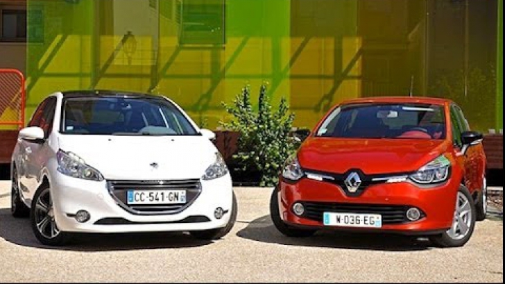Favoritele clasice ale francezilor: Clio şi Peugeot 208