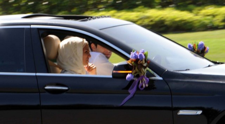 FOTO. Securitatea maximă la nunta fiicei lui Erdogan. Cum arată Sumeyye în rochie de mireasa