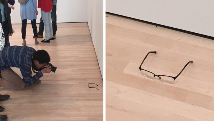 Și-a pus ochelarii pe podeaua unui muzeu. Ce s-a întâmplat câteva minute mai târziu? Incredibil