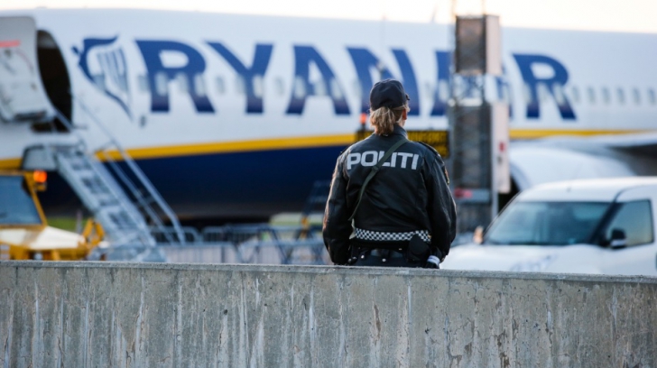 Probleme în timpul unei curse aeriene Ryanair Bucureşti-Milano