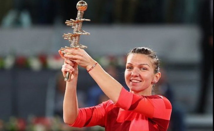 Simona Halep, victorie la Madrid