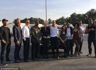Cine sunt protagoniștii ”Fast 8”. Vin Diesel i-a prezentat într-o fotografie pe Instagram