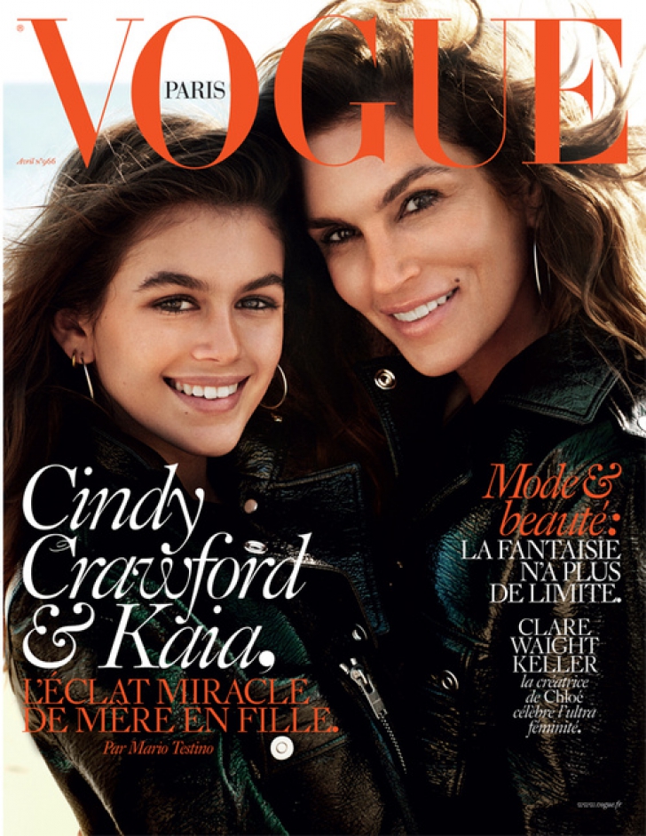 Kate Moss şi fiica sa adolescentă, prima oară pe coperta Vogue. Ce mult îi seamănă!
