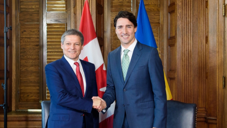 Dacian Cioloș în Canada: Să arătam dorința de soluționare a liberalizării vizelor pentru români