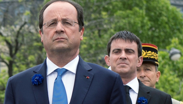 Francoise Hollande si Manuel Valls