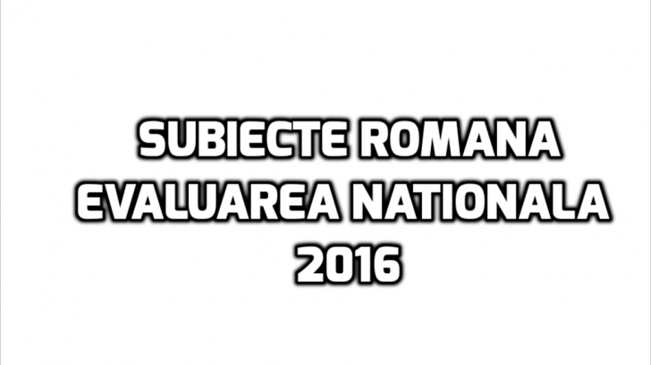 Subiecte Romana Evaluarea Nationala 2016 – Ce texte au avut elevii de analizat