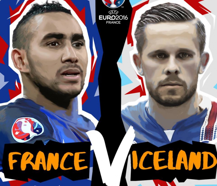 EURO 2016. Franța a învins Islanda, 5-2. Minunea nu s-a produs
