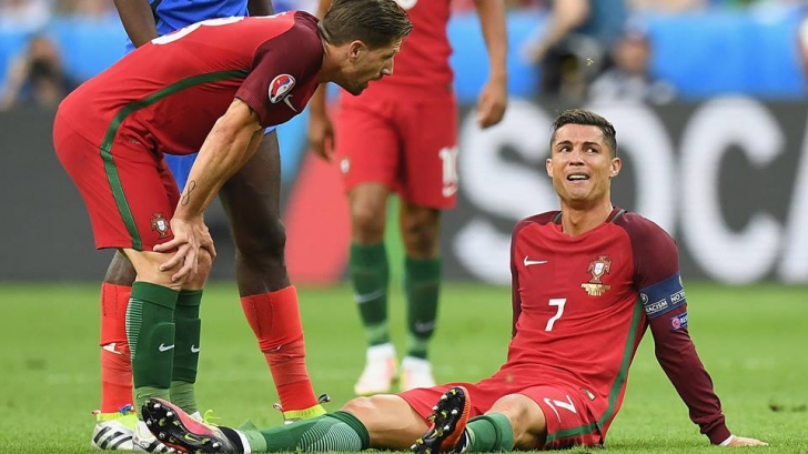 Lacrimile lui Cristiano Ronaldo la ieșirea din Finala EURO 2016, bucuria de după meci