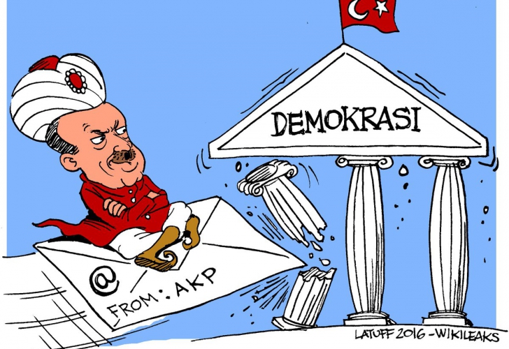 Wikileaks, atac la Erdogan / sursa foto: Wikileaks