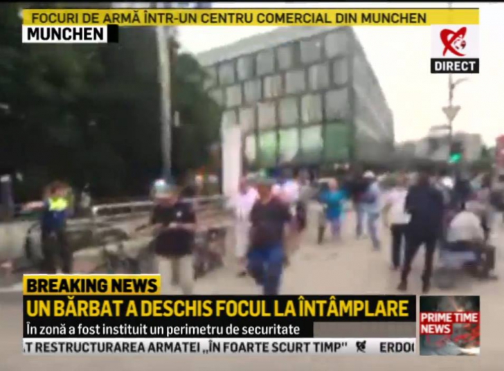Atac armat la Munchen. Nouă persoane, ucise. Atacatorul, un germano-iranian de 18 ani, s-a sinucis