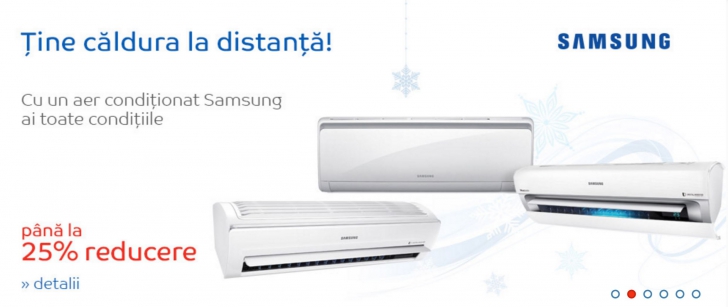 eMAG – Aparate de aer conditionat Samsung la reducere. Discounturile sunt foarte mari