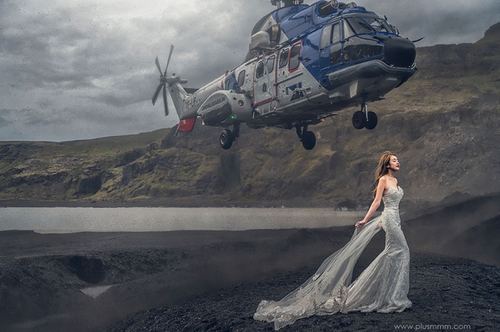 FOTO VIRAL: cea mai periculoasă fotografie de nuntă din lume. Merită riscul?
