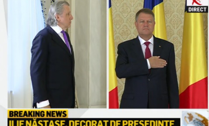 Ilie Năstase a primit Steaua României în grad de comandor: "E cea mai frumoasă zi din viaţa mea"