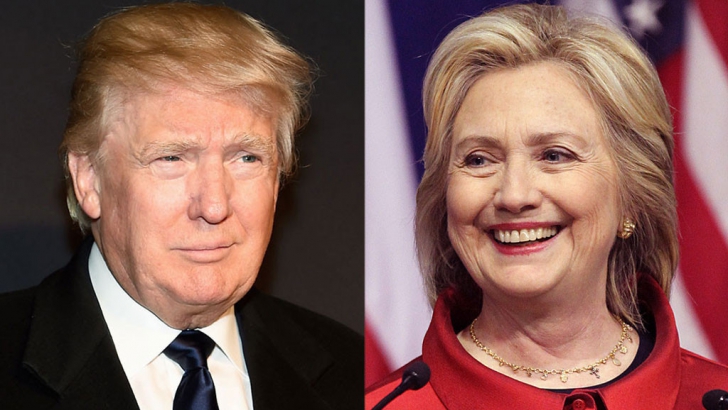 Alegeri prezindenţiale SUA: Hillary Clinton, cu 8% peste Donald Trump