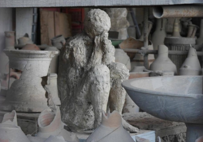 24 august, erupţie apocaliptică. Trupurile morţilor, perfect conservate de cenuşă