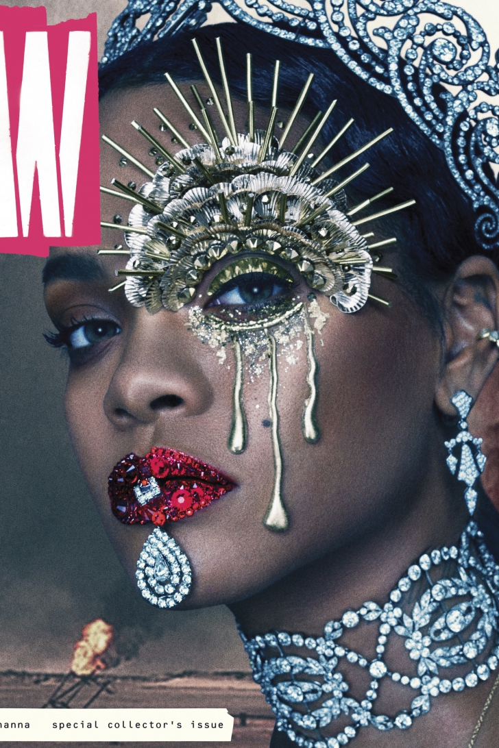 Rihanna, fotografii spectaculoase în rol de regină a lumii de după Apocalipsă