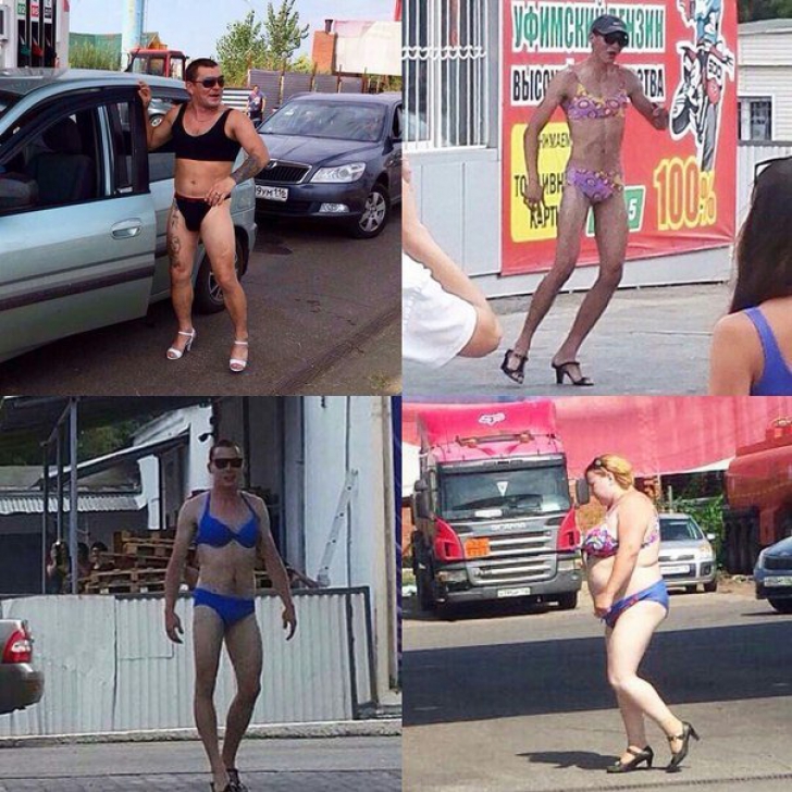 O benzinărie oferă un plin gratis dacă te duci să alimentezi în bikini. Au avut o mare surpriză! 